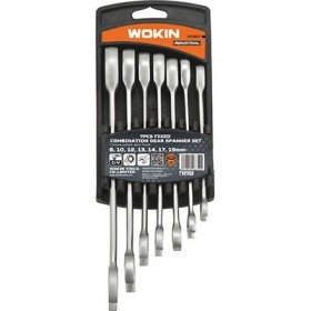 CHIAVI COMBINATE A CRICCO FISSO SERIE 8/19 MM WOKIN