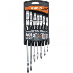 CHIAVI COMBINATE A CRICCO FLEX SERIE 8/19 MM WOKIN