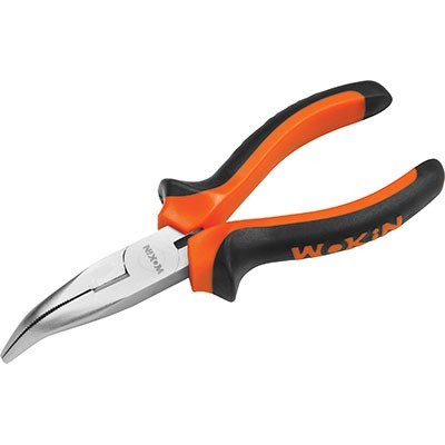 PINZA BECCHI MEZZOTONDI PIEGATI 160MM WOKIN