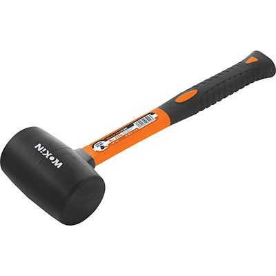 MAZZUOLA GOMMA NERA M.FIBRA 450GR WOKIN