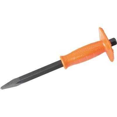 SCALPELLO MURATORE A PUNTA + SALVAMANO MM 250X16X4 WOKIN