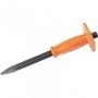 SCALPELLO MURATORE A PUNTA + SALVAMANO MM 250X16X4 WOKIN
