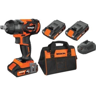 AVVITATORE IMPULSI BATTERIA GP20V CON BORSA WOKIN