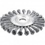 SPAZZOLA ACCIAIO RITORTO + FORO 175MM WOKIN