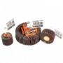 RUOTA ABRASIVA LAMELLARE MM 25X25 GRANA  60 WOKIN