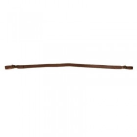 BRETELLA PIANA PELLE MARRONE