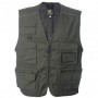GILET VERDE MULTITASCHE TG.M