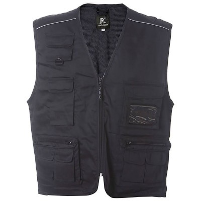 GILET NERO MULTI TG. XXL