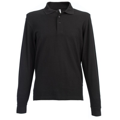 POLO M/L COL.NERO TG.XXL